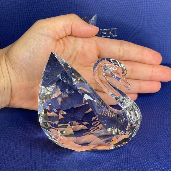 Swarovski Swan Small Figurine From Brilliant Sculptures Collection - Picture 7 of 8